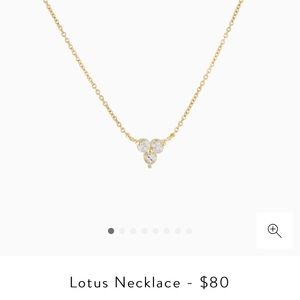 Mejuri Lotus Necklace